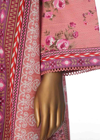 Bin Saeed Fabric - WK-086 B-3 Piece Khaddar Printed Suit