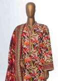 WK-088 B-3 Piece Khaddar Printed Suit