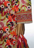 WK-088 B-3 Piece Khaddar Printed Suit