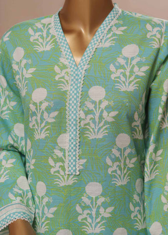 Bin Saeed Fabric - WK-091 R-3 Piece Khaddar Printed Suit