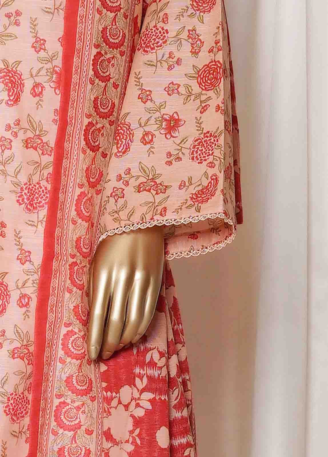 WK-096-PR R77- 3 Piece Khaddar Printed Stitched Suit