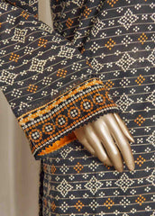 WK-099-PR R77- 3 Piece Khaddar Printed Stitched Suit