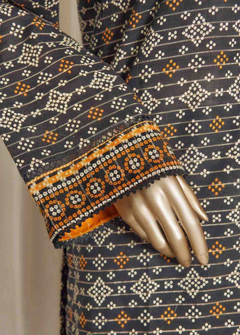 Bin Saeed Fabric - WK-099-PR R77- 3 Piece Khaddar Printed Stitched Suit