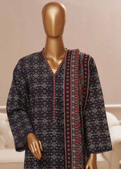 WK-099 R-3 Piece Khaddar Printed Suit