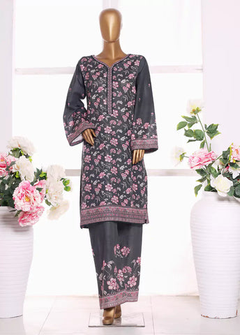 2 Piece Printed MultiColor Khaddar Shirt & Trouser