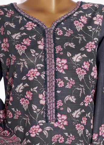 2 Piece Printed MultiColor Khaddar Shirt & Trouser