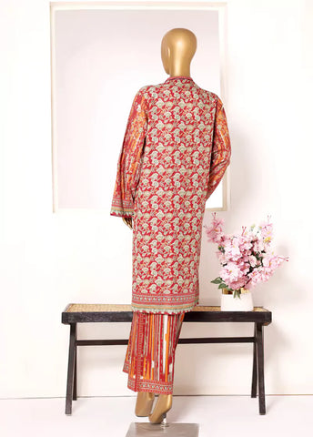 2 Piece Printed MultiColor Khaddar Shirt & Trouser
