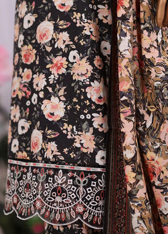 WK-25101-EMB- 3 Piece Khaddar Emboidered Stitched Suit