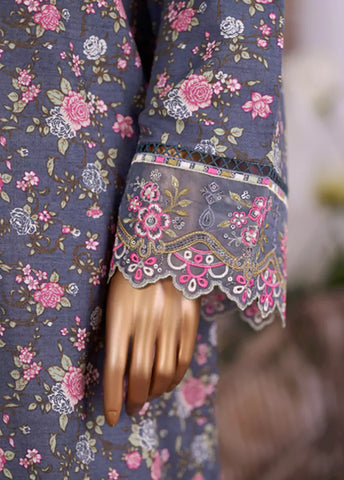 WK-25104-EMB- 3 Piece Khaddar Emboidered Stitched Suit