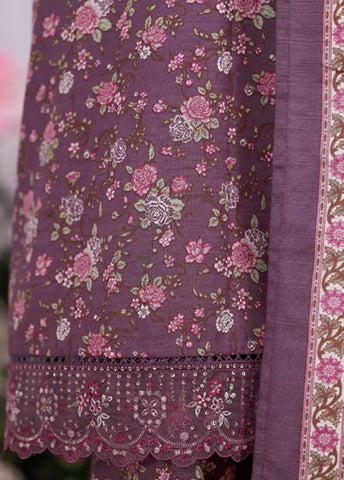 WK-25105-EMB- 3 Piece Khaddar Emboidered Stitched Suit