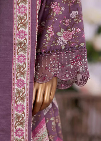 WK-25105-EMB- 3 Piece Khaddar Emboidered Stitched Suit