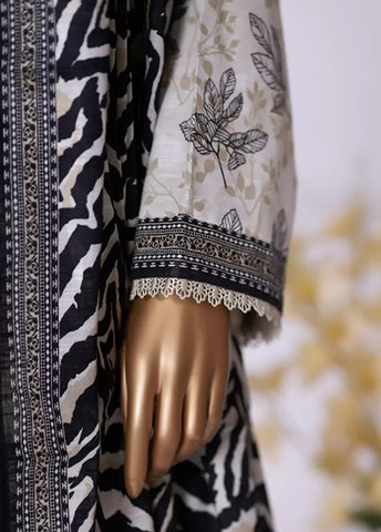 WK-25111-PR- 3 Piece Khaddar Printed Stitched Suit