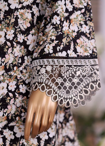 WK-25112-EMB- 3 Piece Khaddar Emboidered Stitched Suit