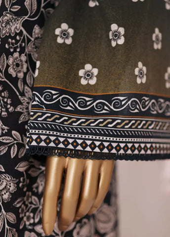 2 Piece Printed MultiColor Khaddar Shirt & Trouser