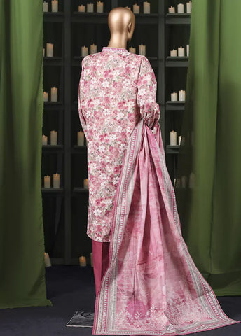 3 Piece Printed MultiColor Khaddar Shirt with Trouser & Dupatta