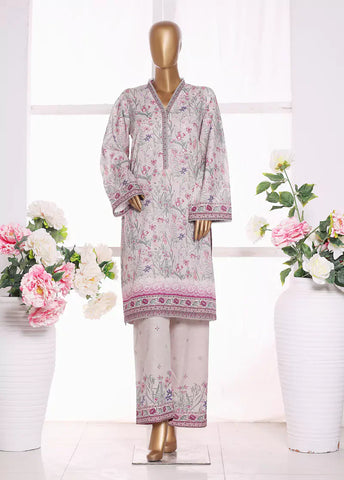 2 Piece Printed MultiColor Khaddar Shirt & Trouser