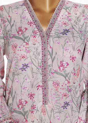 2 Piece Printed MultiColor Khaddar Shirt & Trouser