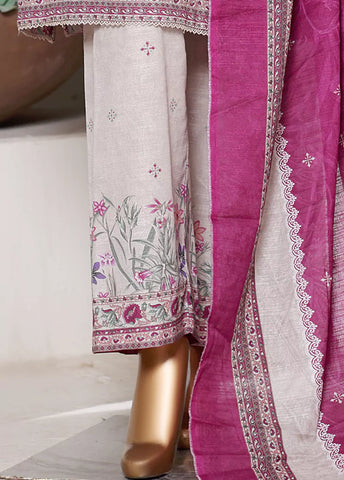 3 Piece Printed MultiColor Khaddar Shirt with Trouser & Dupatta