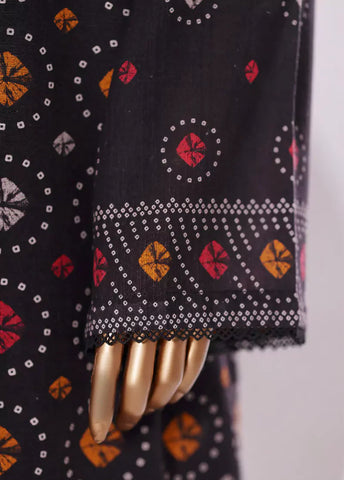 2 Piece Printed MultiColor Khaddar Shirt & Trouser