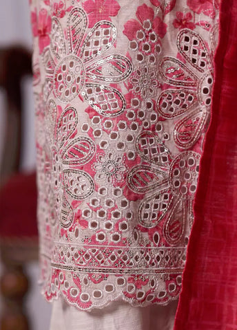 WK-2532-EMB- 3 Piece Khaddar Emboidered Stitched Suit