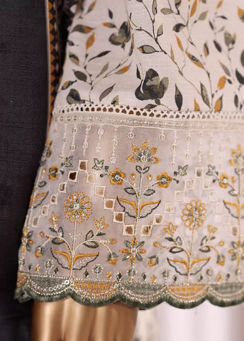 WK-2533-EMB- 3 Piece Khaddar Emboidered Stitched Suit