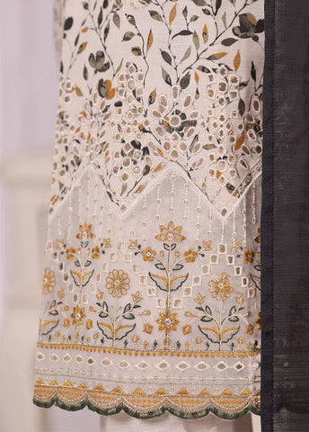 WK-2533-EMB- 3 Piece Khaddar Emboidered Stitched Suit