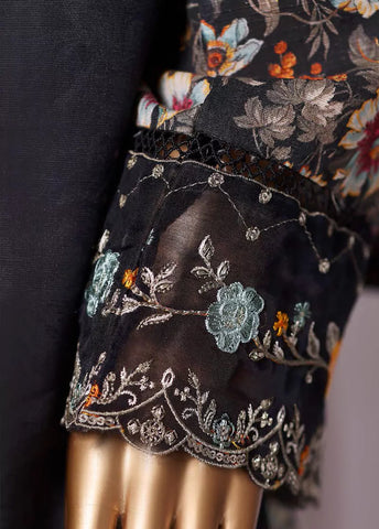 WK-2535-EMB- 3 Piece Khaddar Emboidered Stitched Suit