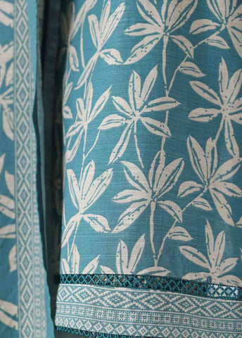 Bin Saeed Fabric - WK-2540- 3 Piece Khaddar Printed Stitched Suit