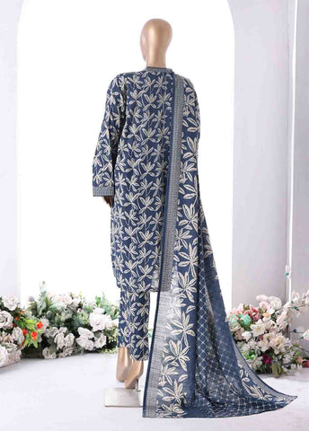 Bin Saeed Fabric - WK-2541- 3 Piece Khaddar Printed Stitched Suit