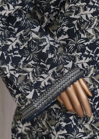 Bin Saeed Fabric - WK-2545-PR- 3 Piece Khaddar Printed Stitched Suit