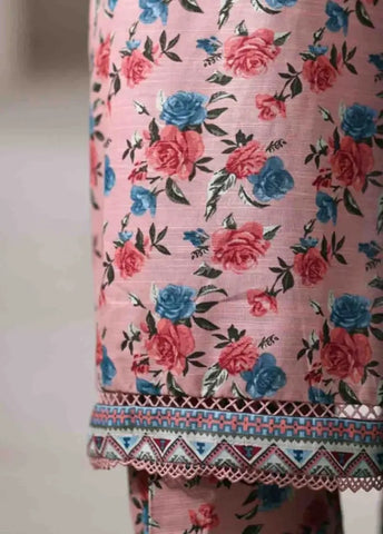 Bin Saeed Fabric - WK-2550-PR- 3 Piece Khaddar Printed Stitched Suit