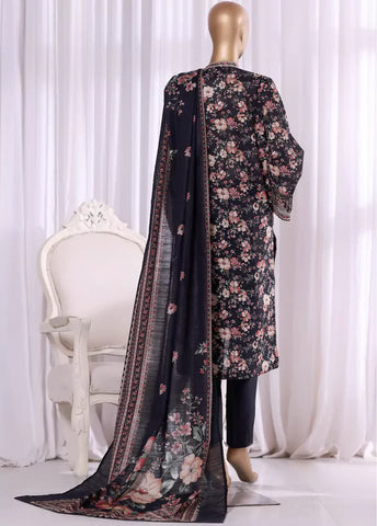 WK-2556-EMB- 3 Piece Khaddar Emboidered Stitched Suit