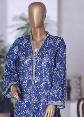 WK-2582-2- 2 Piece Khaddar Printed Stitched Suit