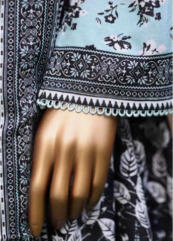 Bin Saeed Fabric - WK-2586-PR- 3 Piece Khaddar Printed Stitched Suit