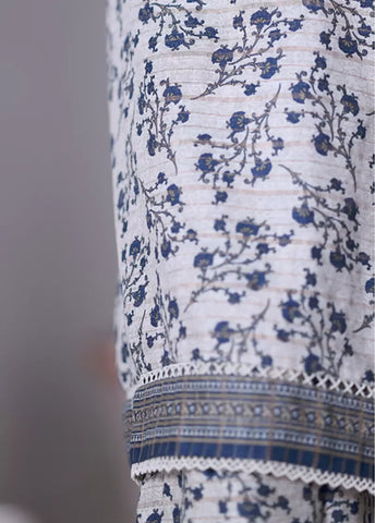 WK-2592-2- 2 Piece Khaddar Printed Stitched Suit