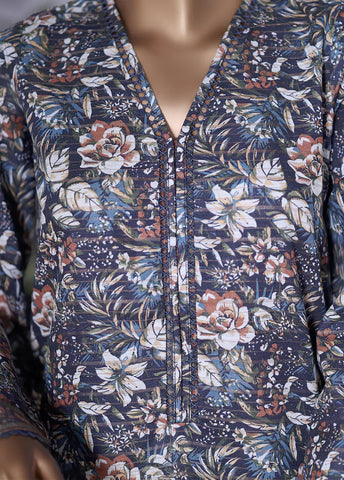 WK-2594-2- 2 Piece Khaddar Printed Stitched Suit