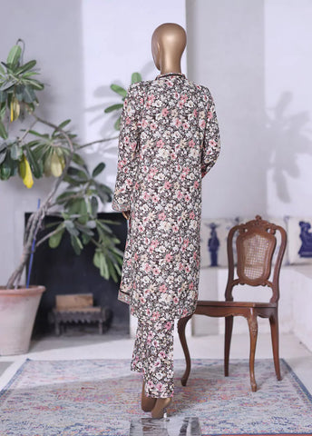 WK-2599-2- 2 Piece Khaddar Printed Stitched Suit