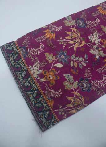 3 Piece Printed Stitched MultiColor Khaddar Shirt with Trouser & Dupatta