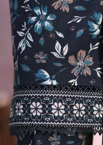 Bin Saeed Fabric - WK-2883-PR- 3 Piece Khaddar Printed Stitched Suit