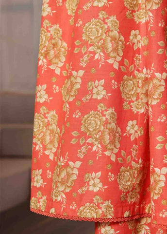 Bin Saeed Fabric - WK-FR-072 A-3 Piece Khaddar Printed Frock Style Suit