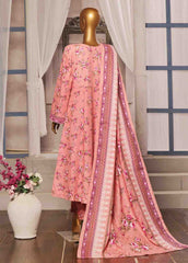 WK-FR-086 A-3 Piece Khaddar Printed Frock Style Suit