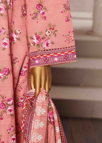 Bin Saeed Fabric - WK-FR-086 A-3 Piece Khaddar Printed Frock Style Suit