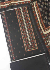 WK-R-025-3 Piece Khaddar Printed UnStitched Suit
