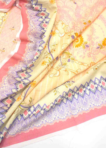 Bin Saeed Fabric - WK-R-035-3 Piece Khaddar Printed UnStitched Suit