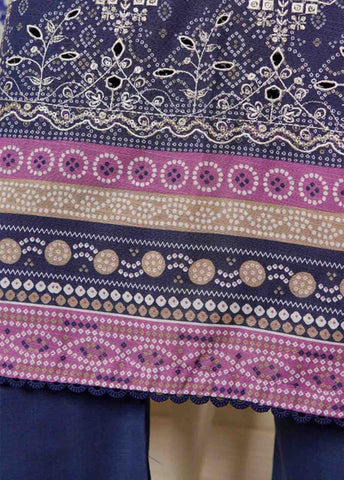 Bin Saeed Fabric - WKE-0013-3 Piece Khaddar Embroidered Stitched Suit