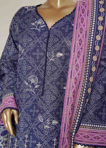 Bin Saeed Fabric - WKE-0013-3 Piece Khaddar Embroidered Stitched Suit