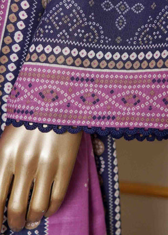 Bin Saeed Fabric - WKE-0013-3 Piece Khaddar Embroidered Stitched Suit