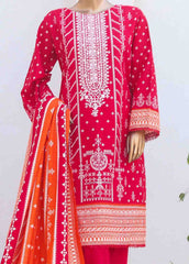 WKE-0106-3 Piece Khaddar Embroidered collection