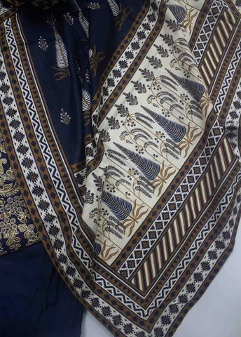 Bin Saeed Fabric - WKE-011- 3 Piece Khaddar Emboidered Stitched Suit