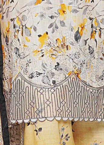 Bin Saeed Fabric - WKE-0118- 3 Piece Khaddar Emboidered Stitched Suit